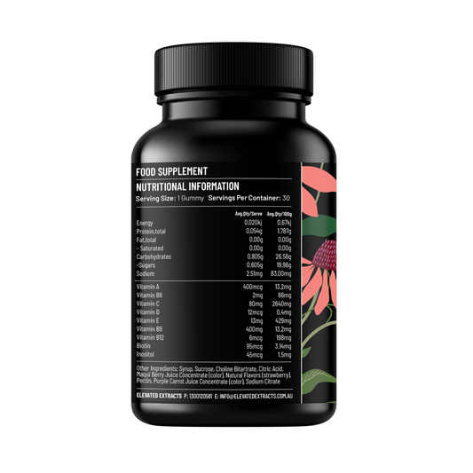 Elevated Extracts Multi-Vitamin Gummies - 30pc