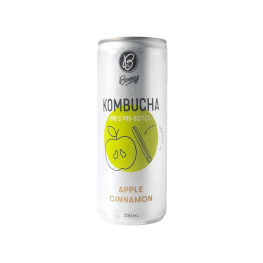Bonsoy Kombucha Apple Cinnamon 250ml (12 pack)