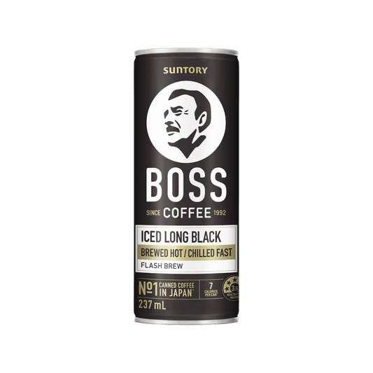 Suntory Boss Coffee Iced Long Black 237mL (12 pack)