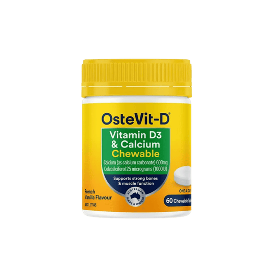 OsteVit-D Vitamin D3 & Calcium Chewable 60 Tablets